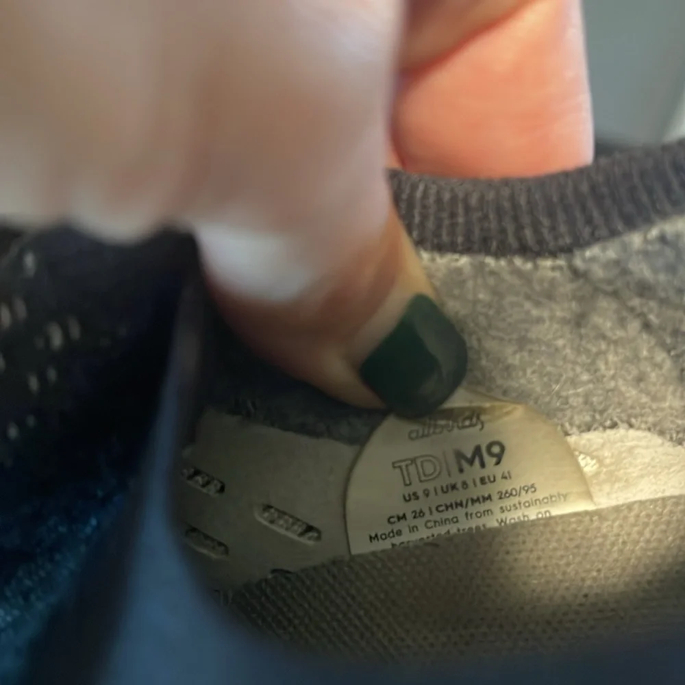 Allbirds Tree Dasher Dark Blue Knit Sneakers Men's Size‎ 9